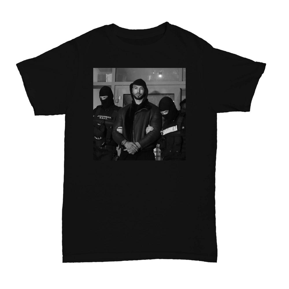 ANDREW TATE ARREST T SHIRT TOP G XL
