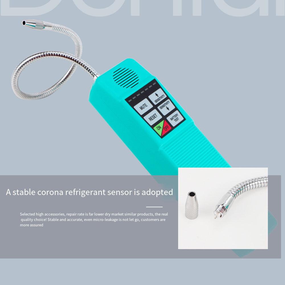 HLD 100+ Halogen Leak Detector for Automotive Air Conditioning with Response Sensor and Adjustable Acousto Optic Alarm