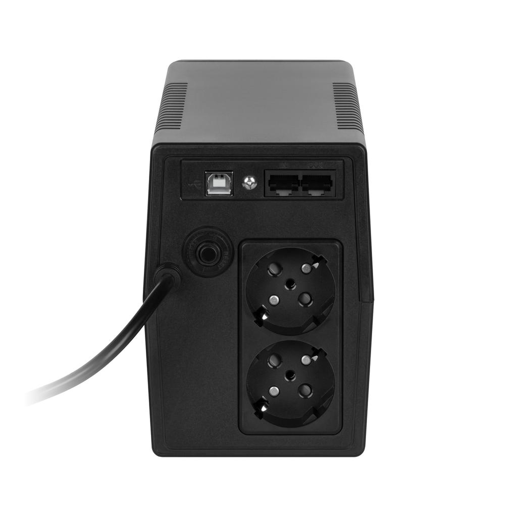 UPS REBEL Plus 850VA 480W LCD USB RJ45 computer emergency power supply