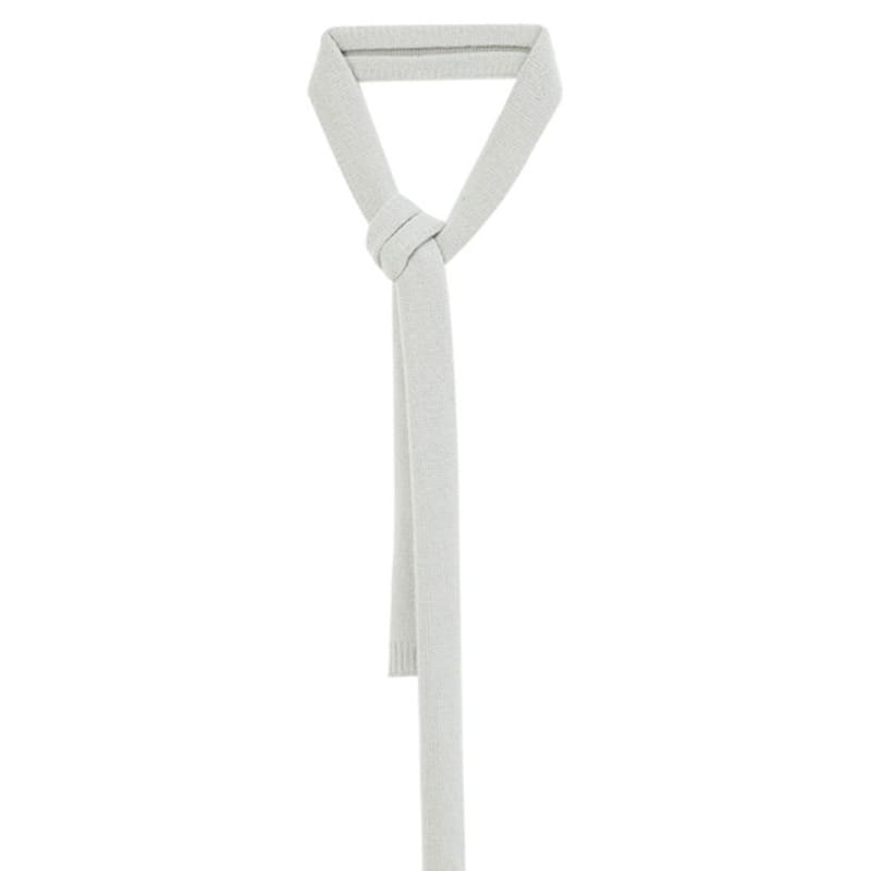 Tageechita TG_Basic Wool Narrow muffler_LIGHT GRAY