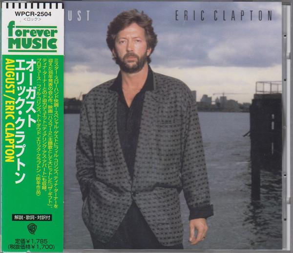 

CD ERIC CLAPTON - August WPCR2504 WEA Japan, Duck 1997 Japan ObiRock Used