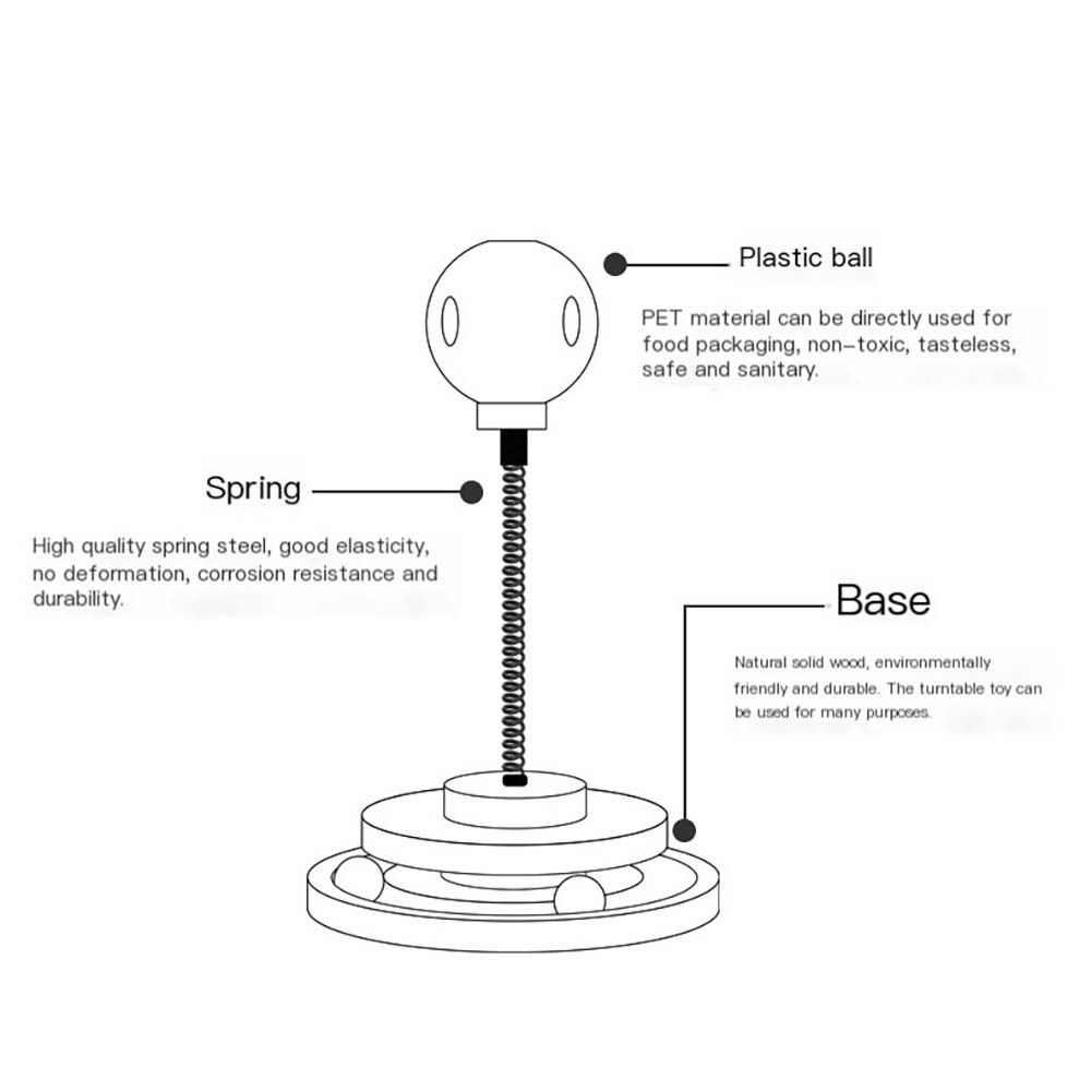 Chasing Pet Supplies For Cats Kitten Tumbler Swing Toy Cat Toy Pet Snack Feeder Pet Puzzle Toys