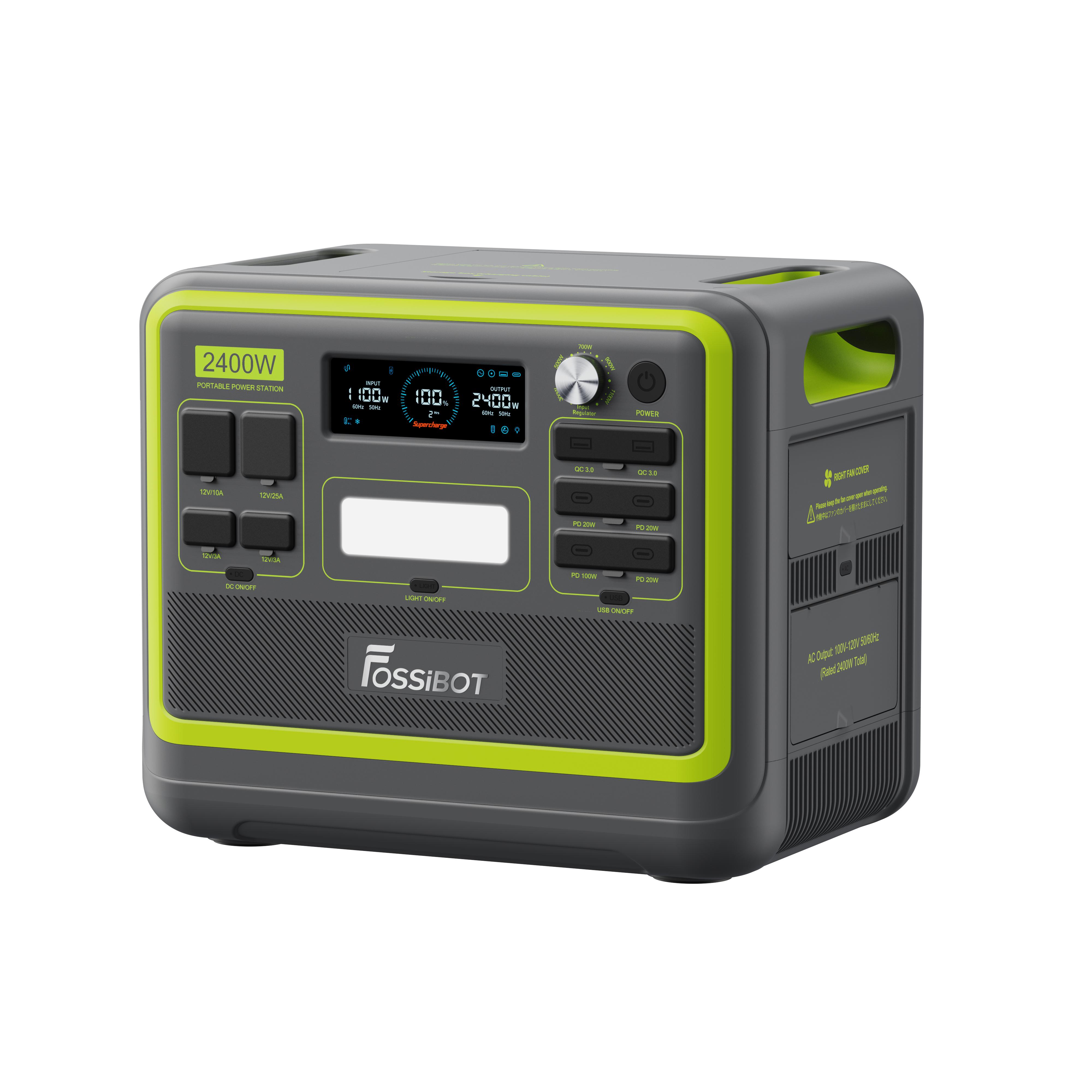 FOSSiBOT F2400 Portatīvā spēkstacija - 2400W