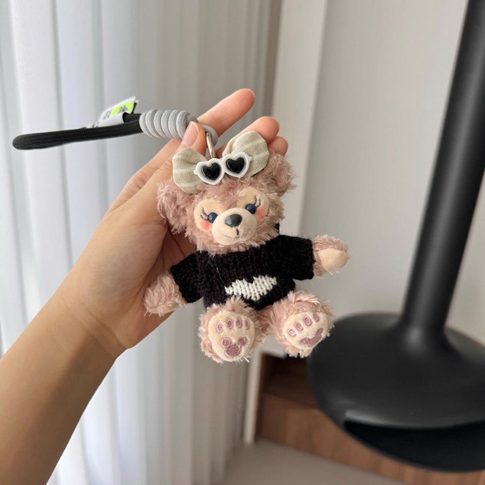 Miu style handbag decoration car keychain Car rearview mirror pendant Handcrafted DIY hanging rope decoration as a souvenir