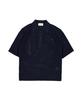 Digeule Rope Short Sleeve Cotton Knit 3 Colors (Navy, Olive, Oatmeal)
