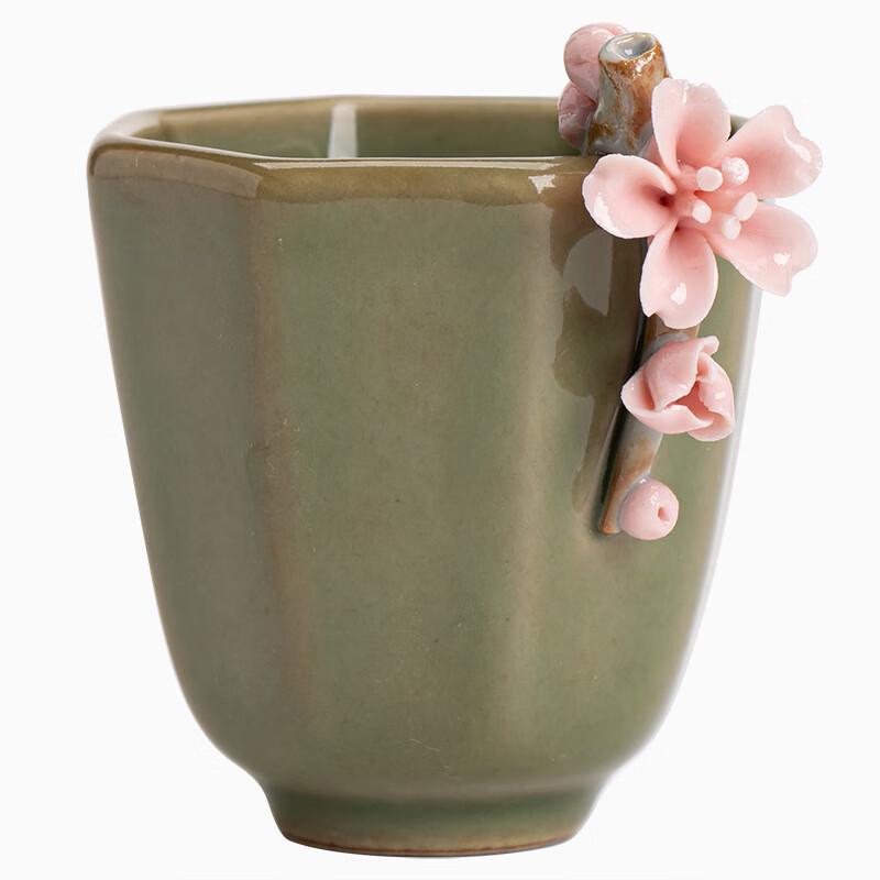 Shangqi Retro Hand-Pinched Ceramic Teacup