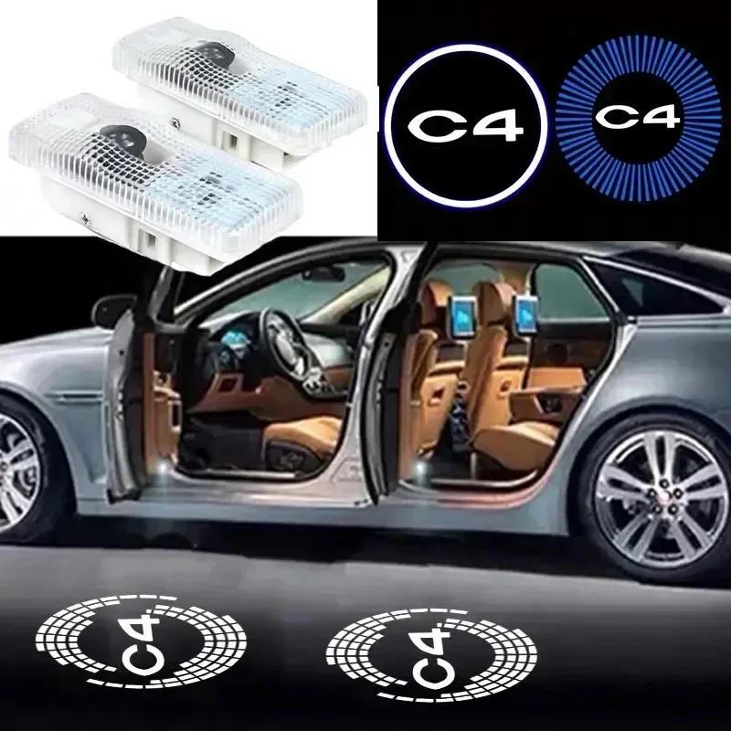 2PCS Car Led Welcome Light Courtesy Projector Ghost Shadow Logo Emblem Lamp For Citroen C1 C2 C3 C4 C5 C6 C4L DS3 DS4 DS5 DS6