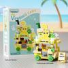 Forest Log Cabin & Windmill Treehouse Building Set - Compatible with LEGO, Educational Blocks for Kids