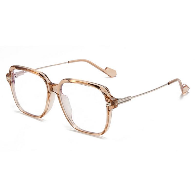 Oversize Big TR90 Metal Frame Prescription Spectacles Myopia -0.5 To -6.0 , Hyperopia +0.5 to +6.0