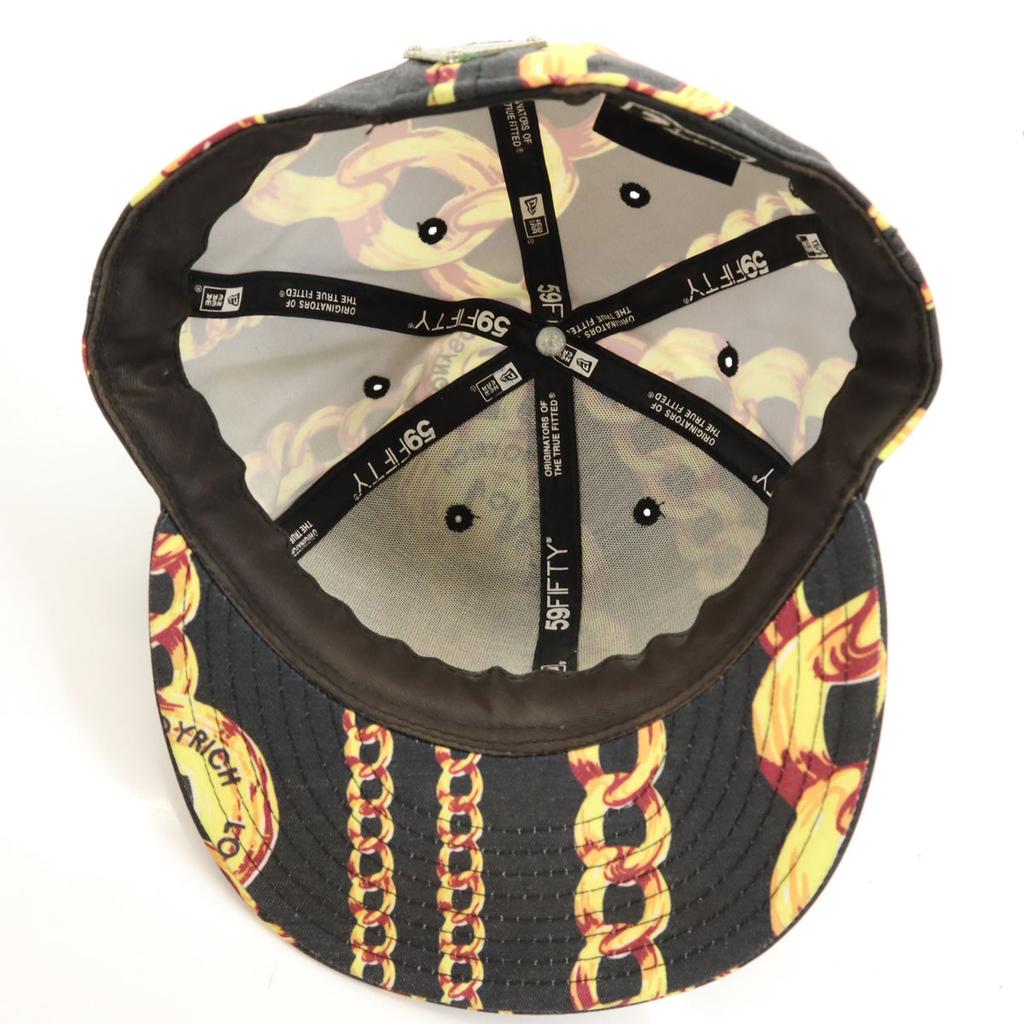 NEW ERA JOYRICH Collaboration 59FIFTY cap 71/2 59.6 Black Men's Used