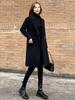 Women's Slim Fit Double-Faced Cashmere Wool Coat, 2024 High-End, Small Sizes Available