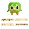 Green Duolingo Owl Plush Toy Duo Plushie Of Duo The Owl Cartoon Anime Owl Doll Soft Stuffed Animal Toy Children Birthday Gift