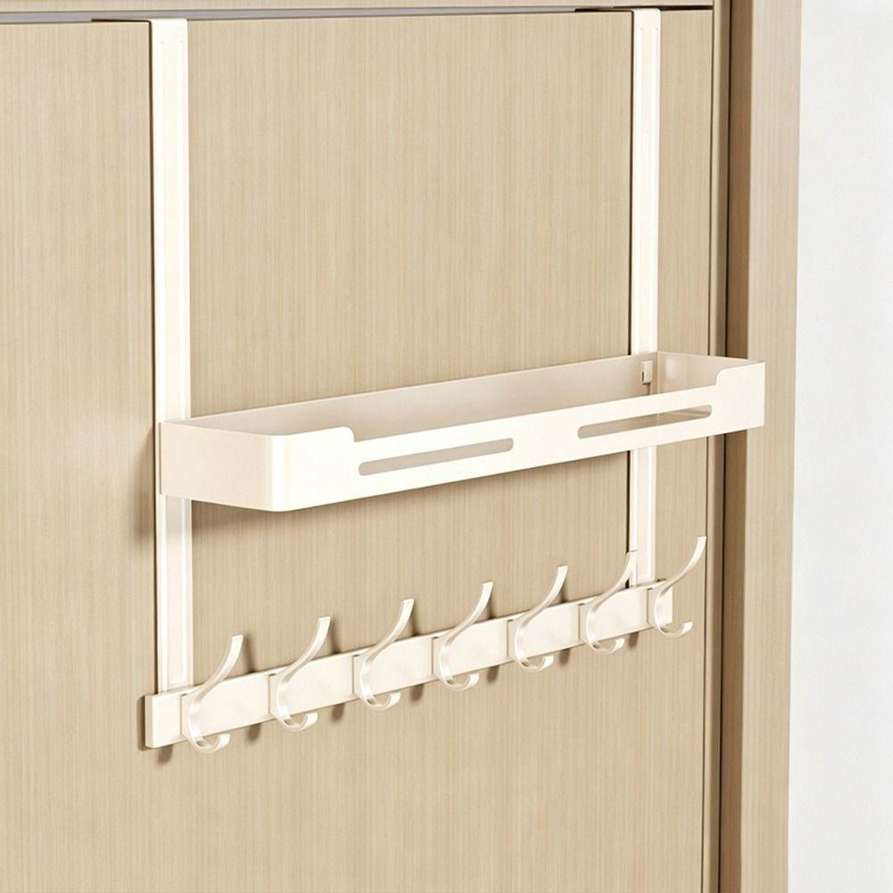No Drill Door Hanger Organizer Aluminum Hanging Hook Rack Entryway Organizer