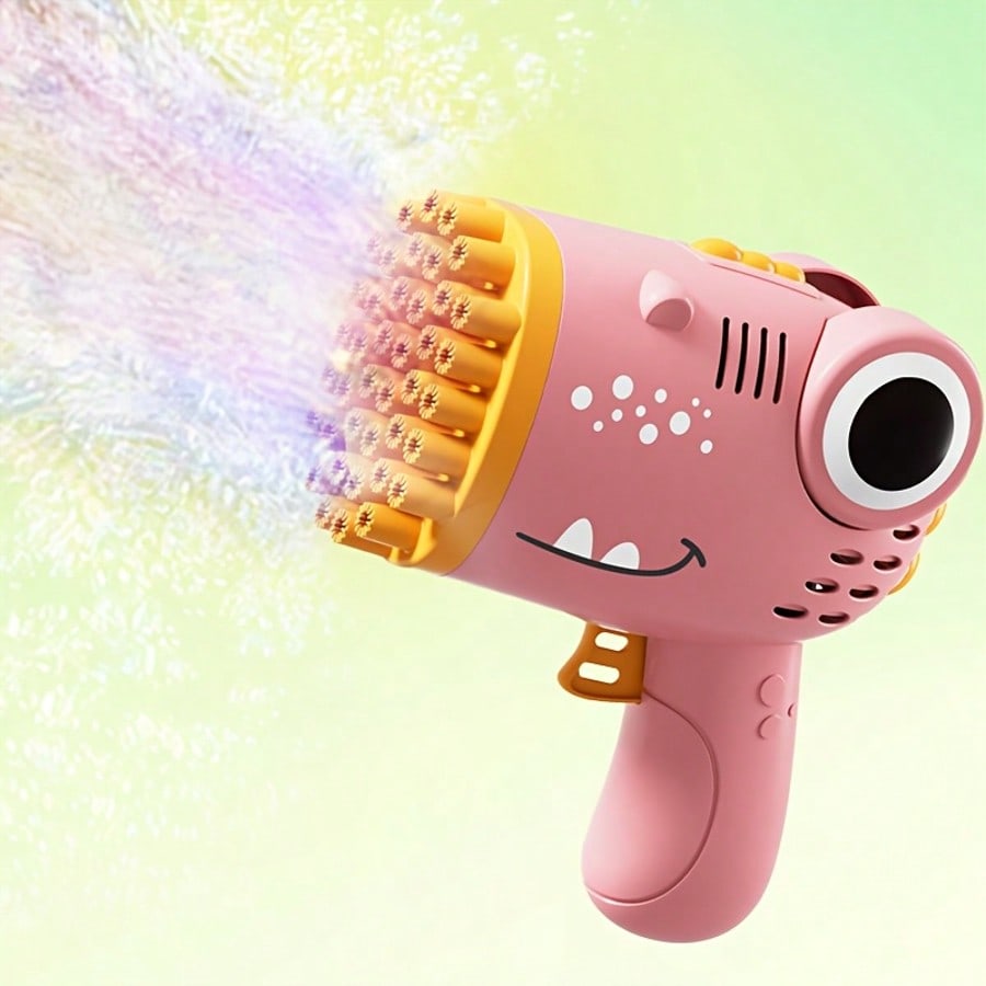 40 Hole Children's Electric Bubble Gun Toy, A Large Number Of Colorful Bubbles, Suitable For Parties, Birthdays Outdoor Entertainment,Liquid Included.