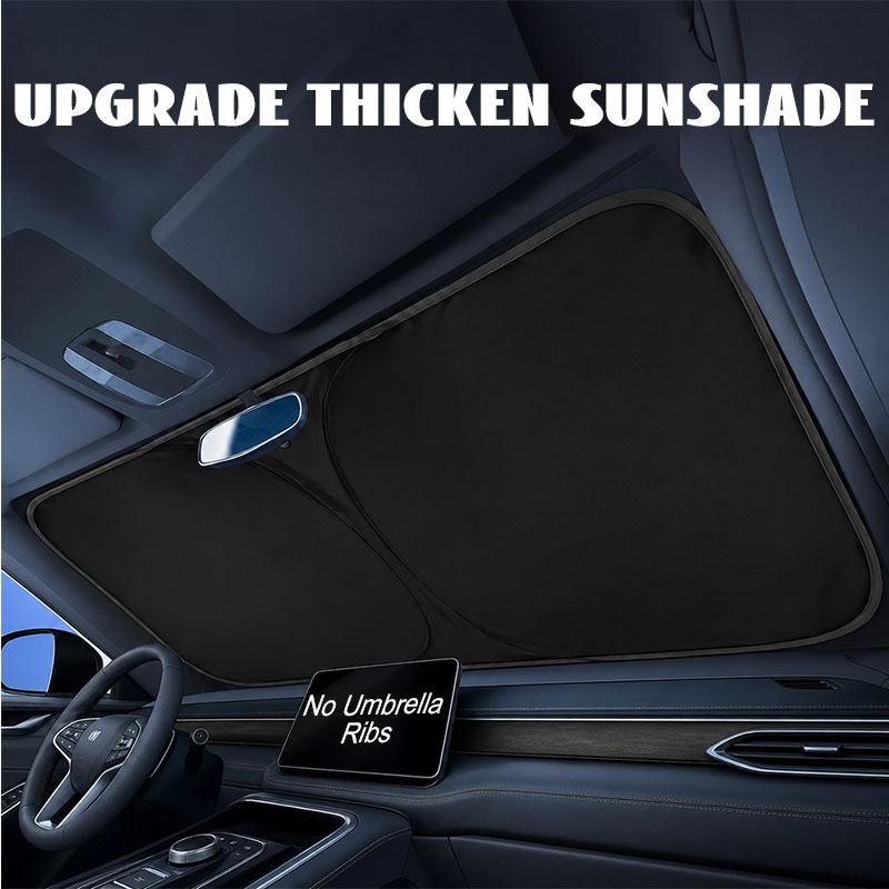 145x80cm Car Front Window Windshield Sun Shade Cover Foldable Summer UV Protector Parasol Sunshade Auto Interior AccessoriesWindshield Sunshades 1