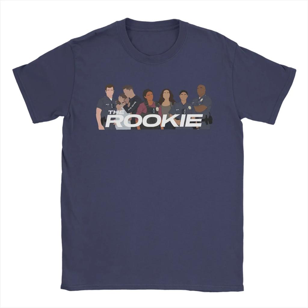 2026 Sommer Mode T-Shirt The Rookie Besetzung Staffel 7 TV Show T-Shirt für Männer Frauen Tolle Baumwoll-T-Shirts Rundhals Kurzarm T-Shirt Neue Ankunft Kleidung