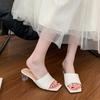  High heels women's cool slippers opentoed sandals widened large size women's shoes  to  women's shoes