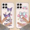 Sanrio Cute Melody Kuromi Soft Phone Cover Case for Honor X8b X7b X9a X8 X8a X9b 90 Lite