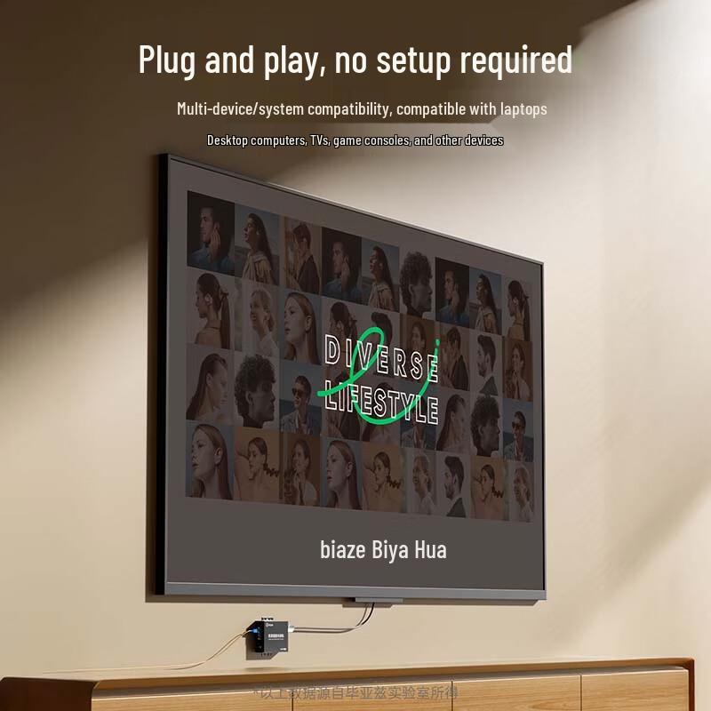 BIAZE HDMI Fiber Optic Extender with Loop-out