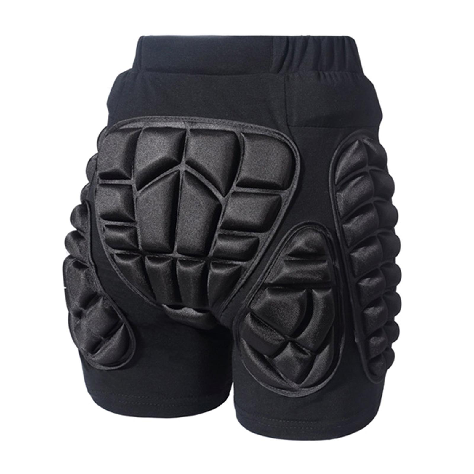 

Sports Hip Pads Shorts 3D EVA Padded Shorts Hip Butt Protective Pads for Kid Adult Hockey Skiing Snow Boarding Skating M
