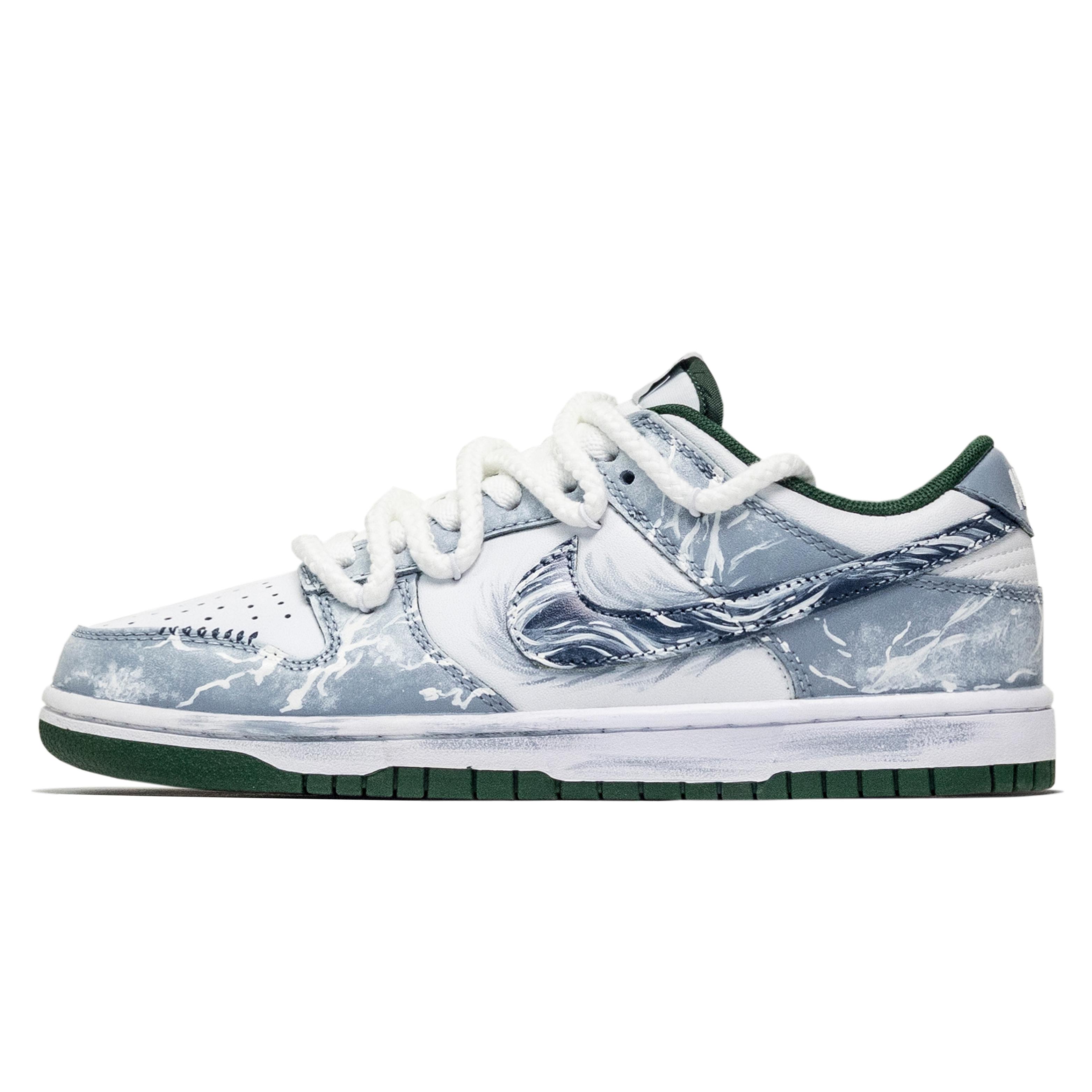 

Nike Dunk 668, Awakening The Tide Leather Abrasion Resistant Abrasion Resistant Low top Skateboard Shoes Unisex DD1391-101(Team901-) 37.5