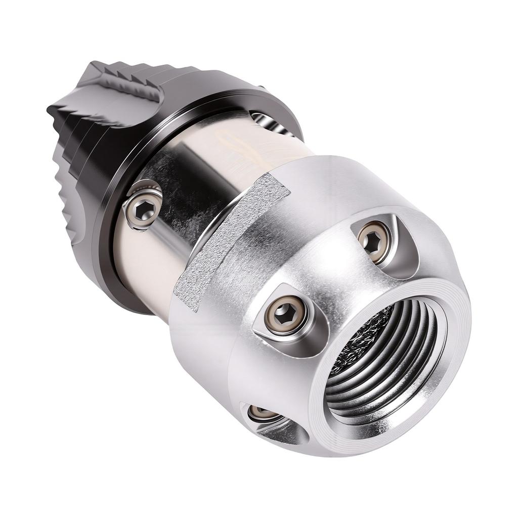 Stainless Steel Sewer Jetter Nozzle 360 Degree Rotating G1 2 Female Thread Drain Cleaning Nozzle for Pressure Washer