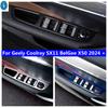 Pour Geely Coolray SX11 BelGee X50 2024 2025 Panneau de Bouton de Leve-Vitre de Porte de Voiture Cadre Cache Décoration Accessoires ABS