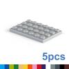 High-Quality 5Pcs/Lot Self-assembly High-Quality Blocks High-Quality Building Construction Pieces High-Quality Thin High-Quality 4X6 High-Quality