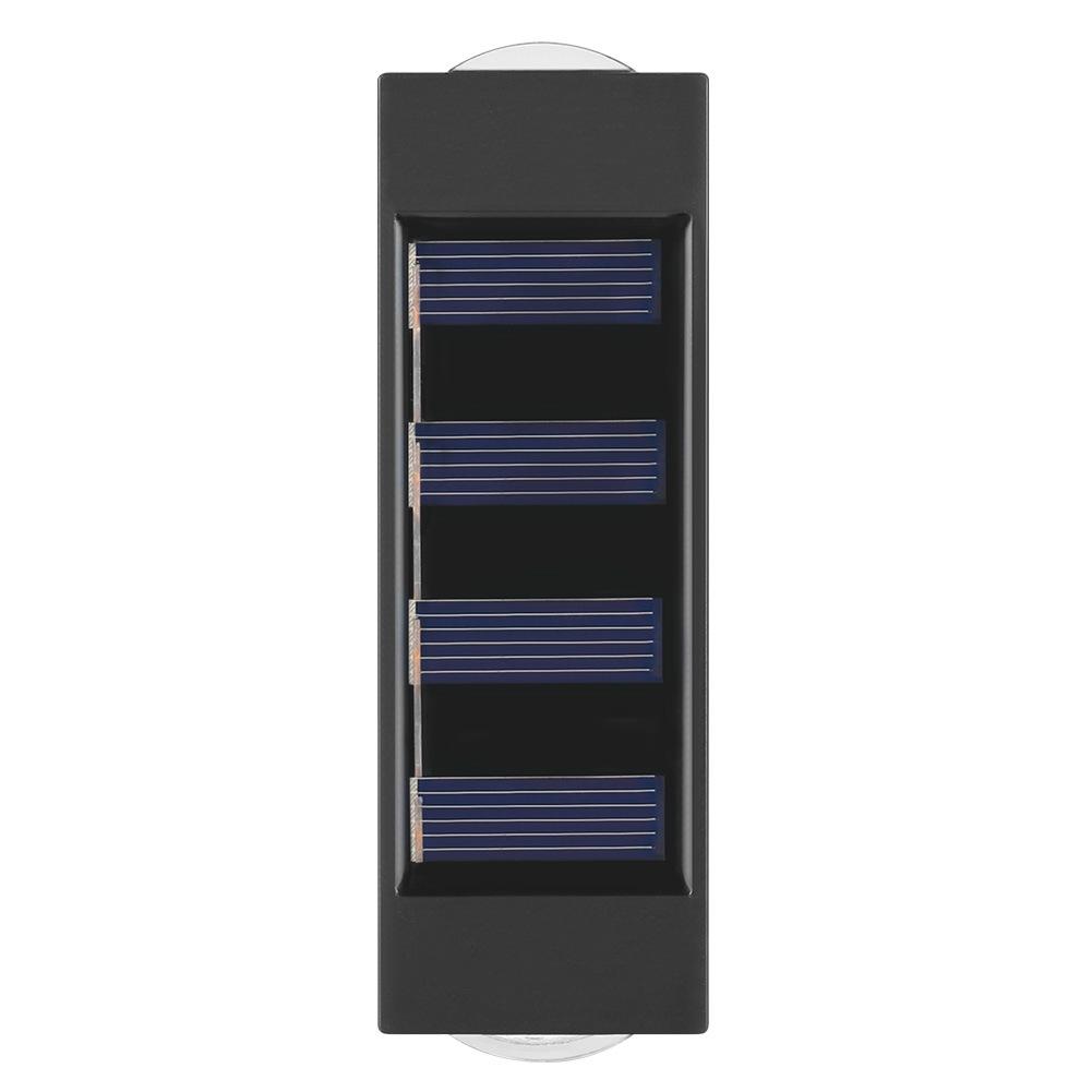 Outdoor Waterproof Solar Wall Lamp – Atmospheric Courtyard Decoration with Infinite Splicing and Dual Lighting Directions