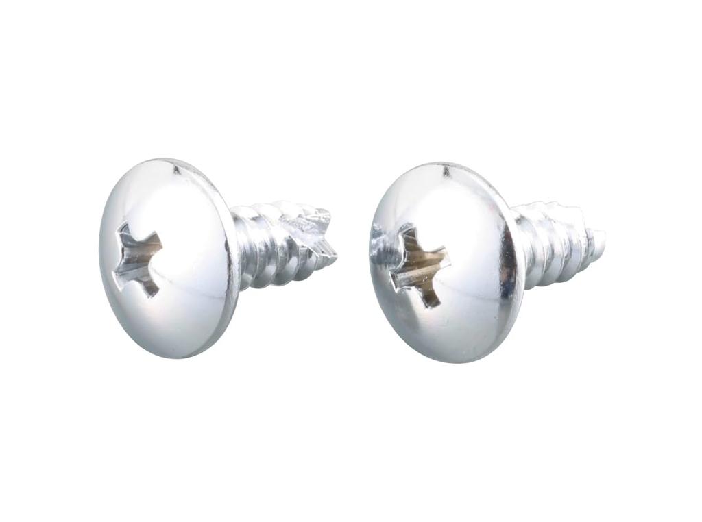 Kitaco KCON 0900-056-09100 Turn Signal & Body Screws, Trusstacking, Chrome, 5 X 12/2 Pieces