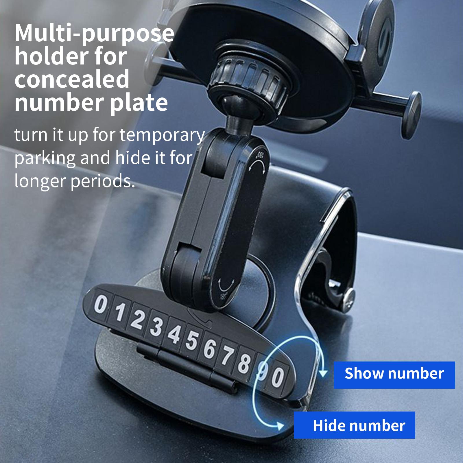 Car Phone Holder Dashboard Rotation Dashboard Phone Stand Foldable Stand 360 Degrees Rotating Holder For Auto Automotive Road CN