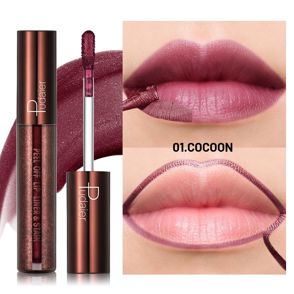 5 Kleuren Afpelbare Lip Glans - Langhoudend, Waterdicht, Afpelbare Glans, Zeer Gepigmenteerde Roze Tinten, Hydraterende Formule, Makkelijk te
