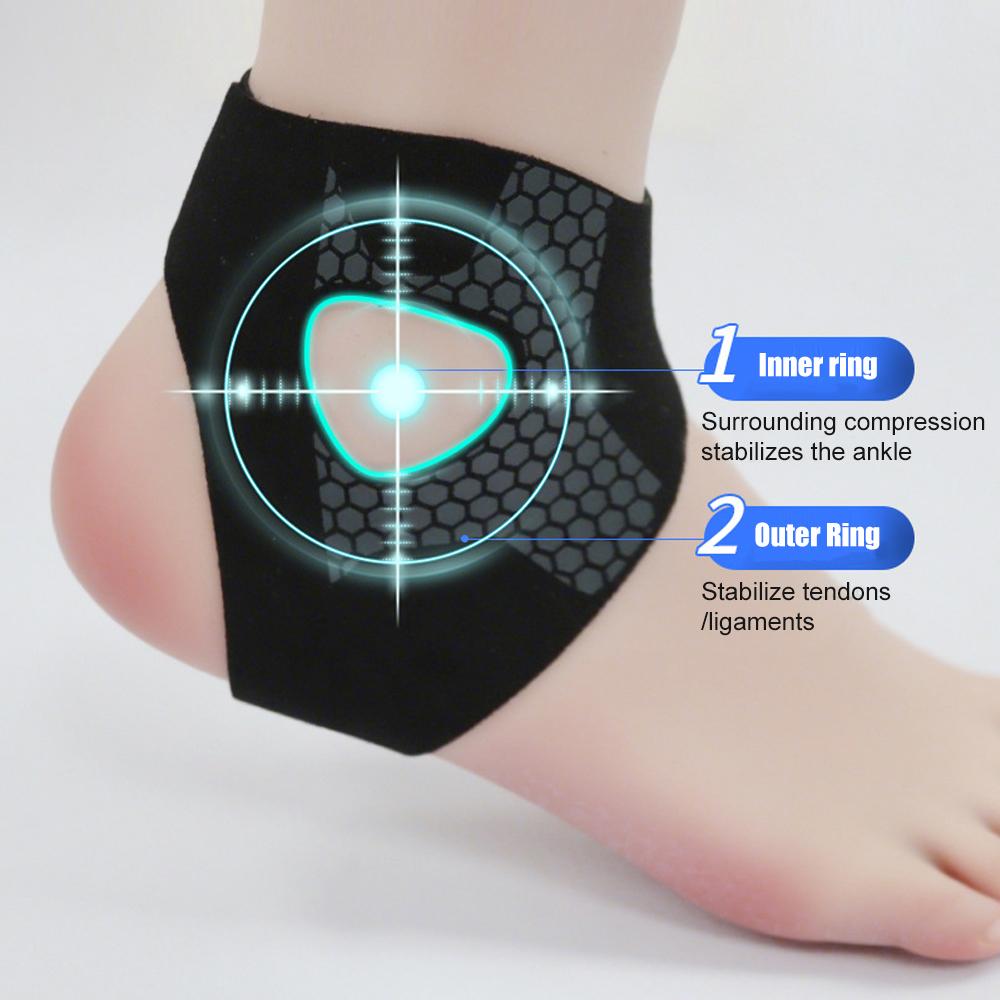 1Pc Ankle Support Breathable Neoprene Compression Ankle Brace For Men And Women, Elastic Sprain Foot Sleeve For Sports Protect