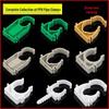 U-Shaped PPR Pipe Clamp for Water Pipes, Sizes 16-32mm