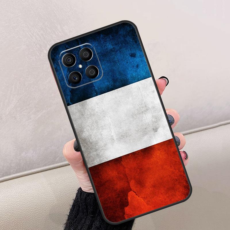 

France National Flag For Honor Magic 8 7 5 6 Lite Case For Honor 200 400 Pro X9d X9c X9b X9a X8c X8b 70 90 Win RT Honor 200