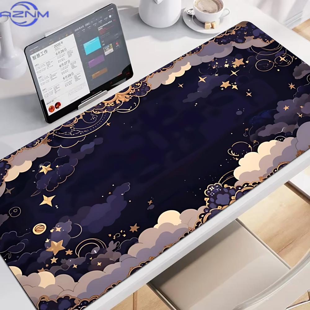 Dreamy Starry Sky Mouse Pad Large Gaming NonSlip Laptop Tablet Gamer Keyboard Table Cushion Mat Mini Pc Playmat