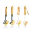 High Quality OEM/ODM Natural Kitchen Cleaning Brush PP Bamboo Wooden Pot Dish Cleaning Brush Bottle Brushes