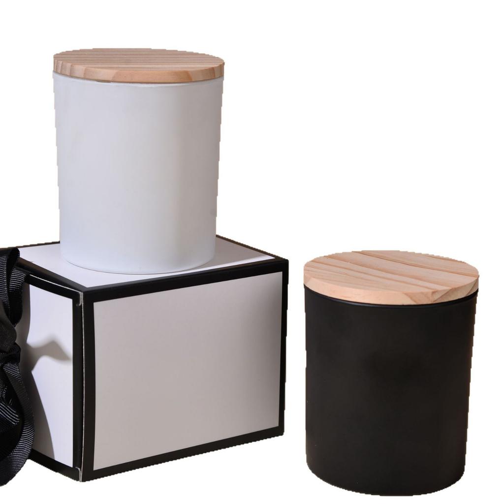 Frosted Candle Glass Cup Aromatherapy Home Decoration Scented Candle Glass Cup High-end Aromatherapy Candle