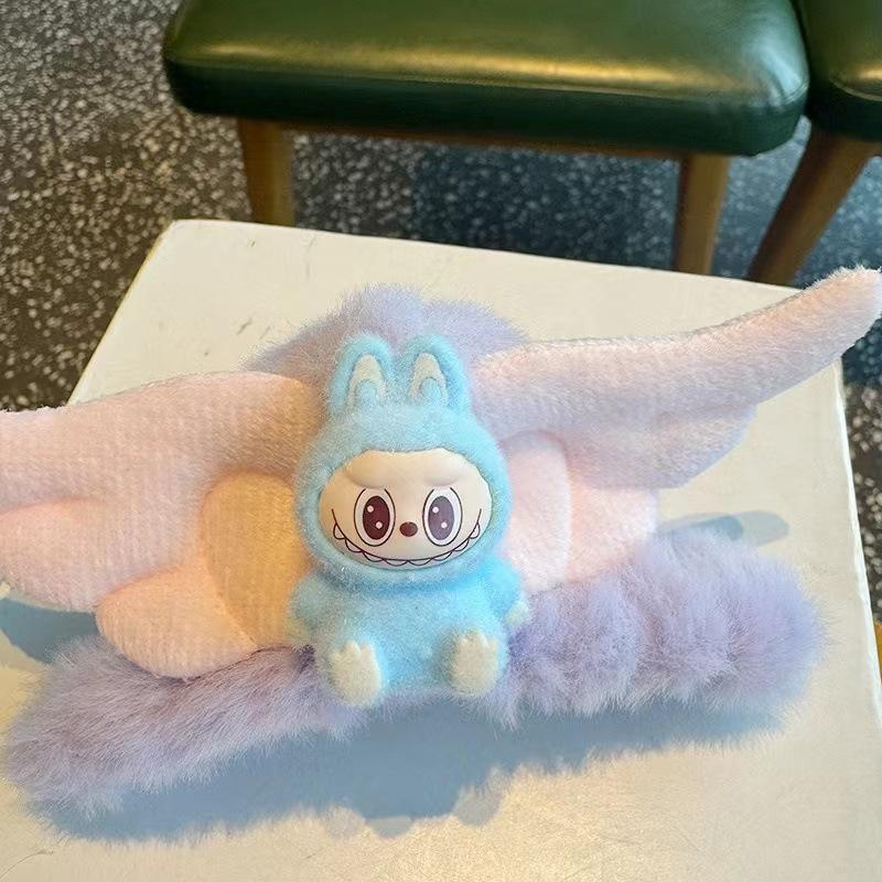 

Детский мультяшный милый плюшевый краб-зажим для волос, заколка-акула для маленькой девочки, зимняя заколка для волос, головной убор