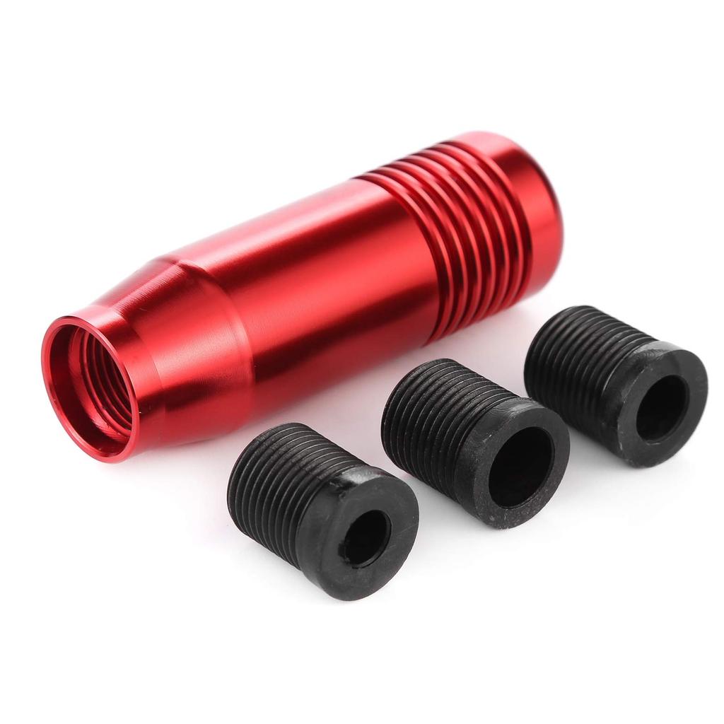 Arenbel Alloy Car Shifter Head Short Gear Stick Shifter Lever Knob Manual Automotive Universal Red