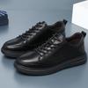 2025 New Trend Leather Men's Shoes Casual Leather Shoes Large Size Men's Versatile Sports Shoes