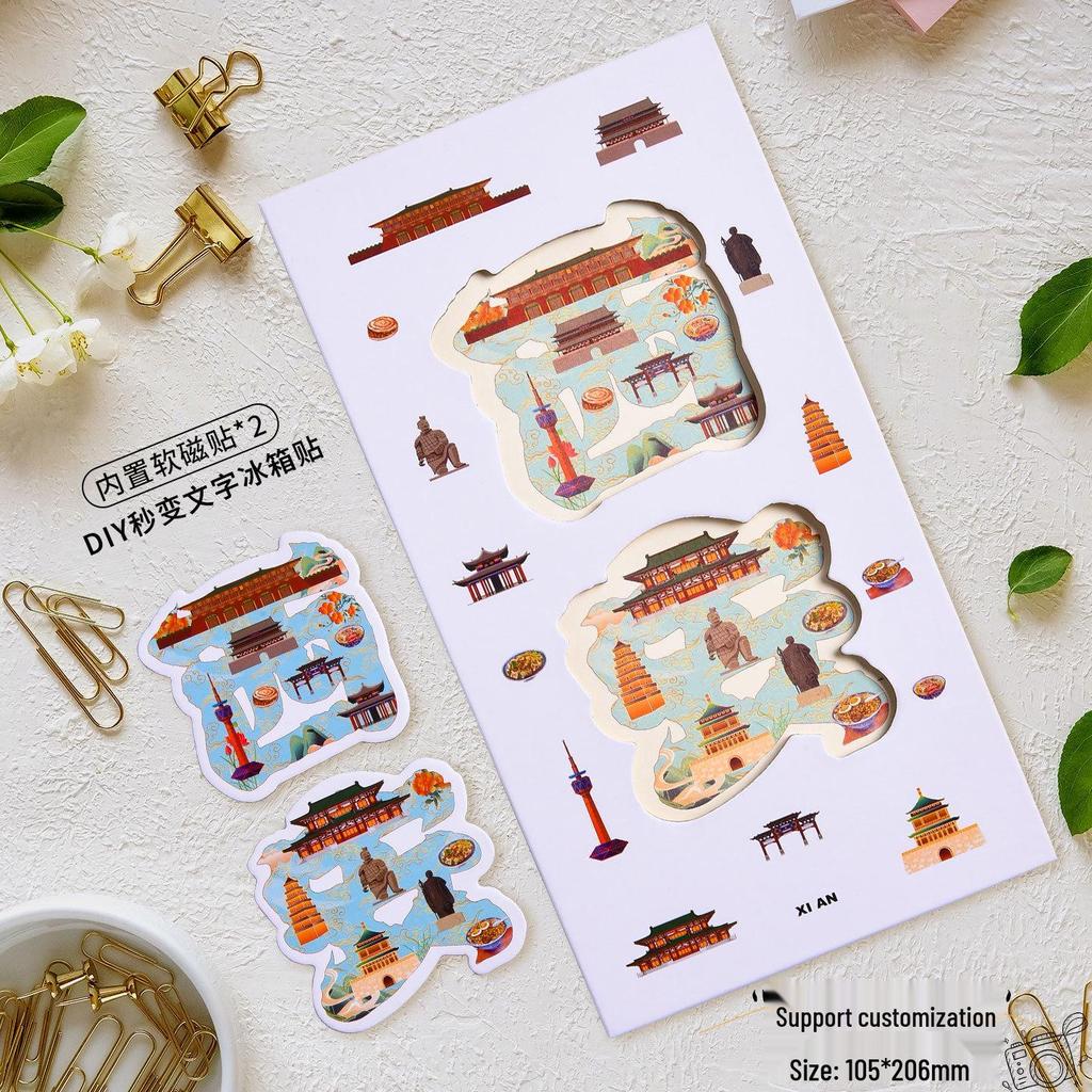 Accordion Fold City Attractions Stamp Collection Book