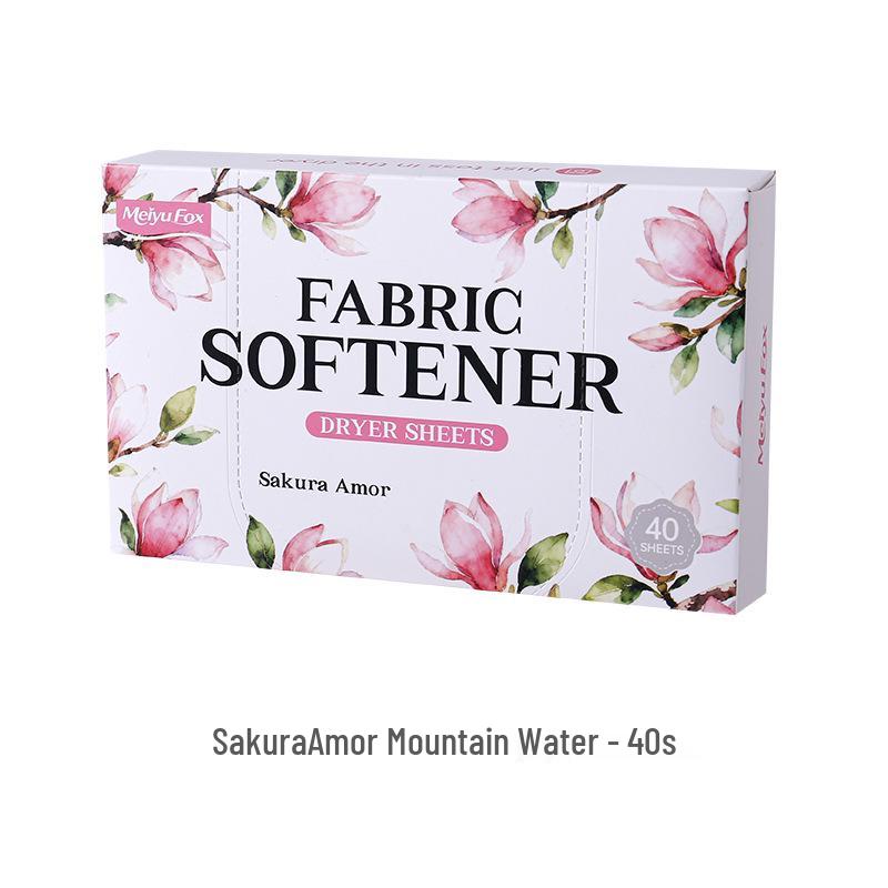Scented Dryer Sheets for Odor and Static Removal