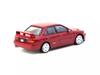 Tarmac Works Mitsubishi Lancer GSR Evolution II Red Trading Card Included Tarmac Works Lancer Evolution Mini Car 1/64 [Item]