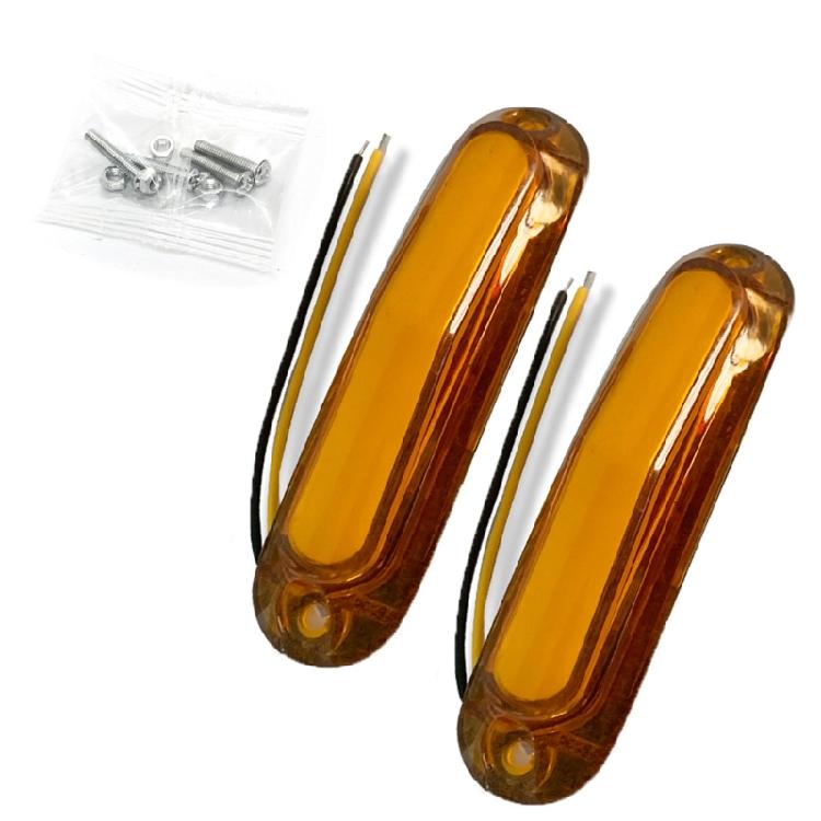 2x 6 светодиодных боковых габаритных огней, указателей поворота, стоп-сигналов, задних фонарей для прицепа, грузовика 1