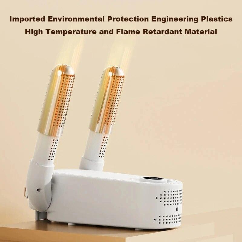 Uus ülestõstetav kokkupandav jalatsikuivati ​​konstantse temperatuuriga kuivati ​​soojendus Deodoriseerimine niiskuse eemaldamise kuivatusjalats