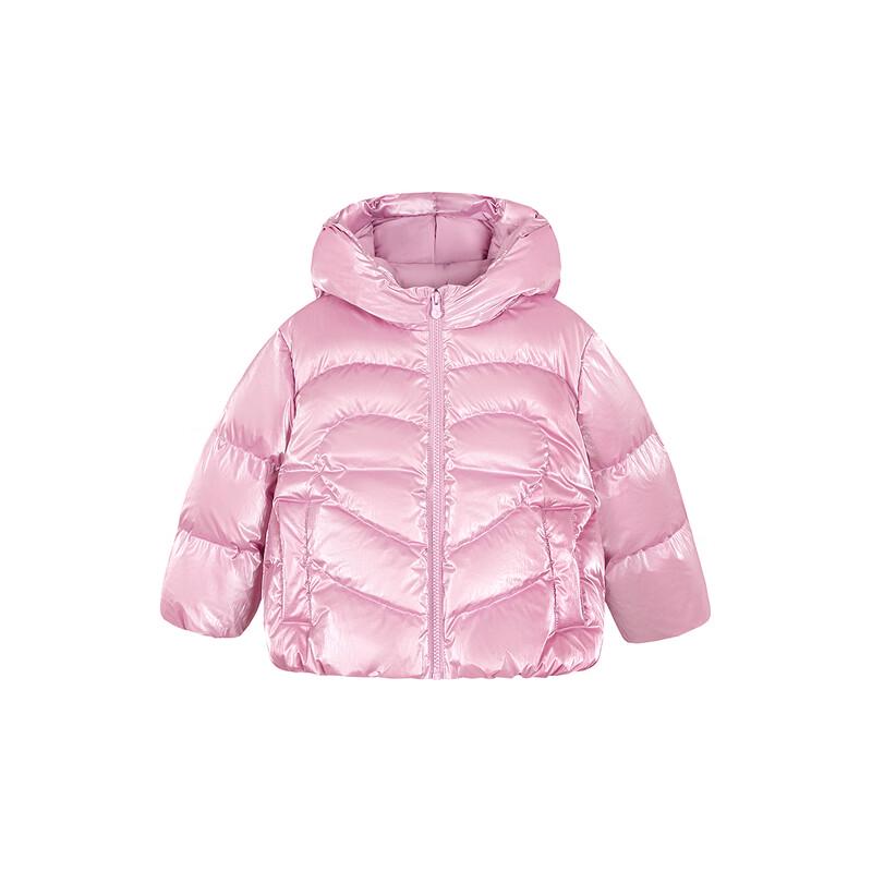 minibala Girls' Winter Hooded Down Jacket