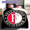Feyenoord logo  Pattern Bedding Quilt Set Quilt Cover Pillowcase Home Decoration Birthday Gift (1 * duvet cover + 2 * pillowcase, without core)