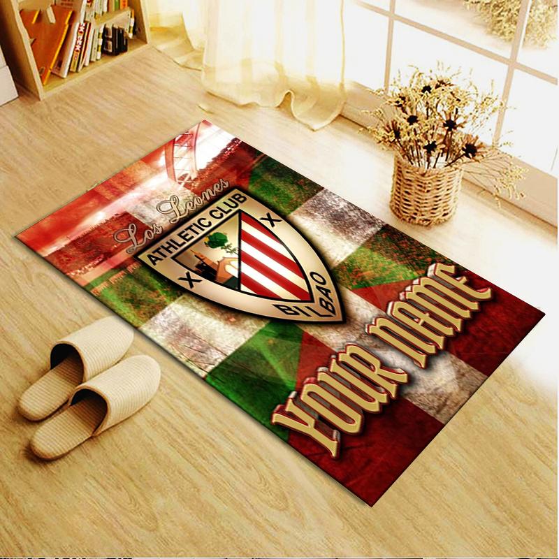 Custom Name Athletic Club Carpet Rug for Living Room Bedroom Home Sofa Decoration,Kids play Non-slip Floor Mat