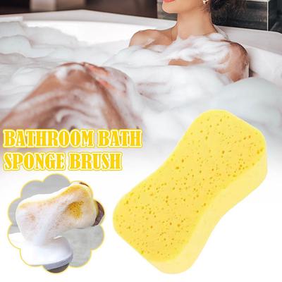 1 Stuks Exfoliërende Bad spons Hoge Dichtheid Zachte Douche Sponzen voor Vrouwen Lichaamssponzen Massage Borstel Schrobber - Willekeurige Kleur